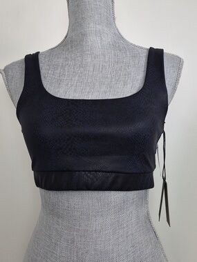 Strut This Jolie Bra Large Midnight Snake Brand New With Tags